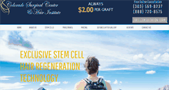 Desktop Screenshot of coloradosurgicalhair.com