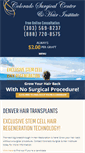 Mobile Screenshot of coloradosurgicalhair.com